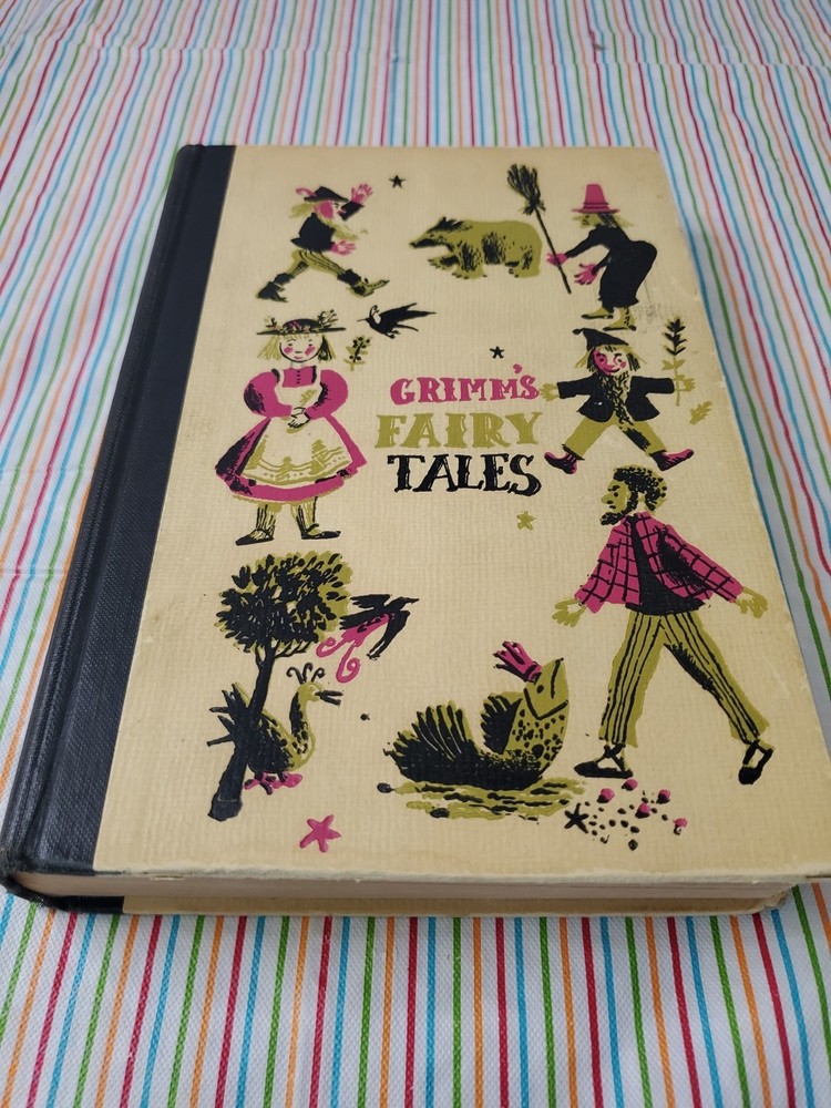 Grimm's Fairy Tales Junior Deluxe Editions Vintage Hardcover Book Illustrated