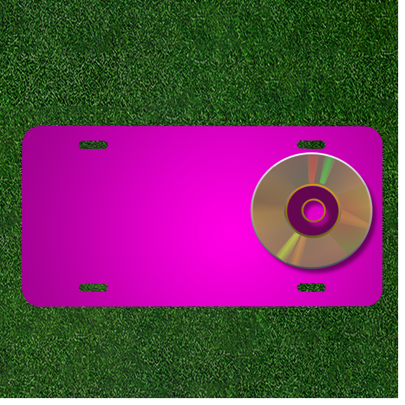 Custom Personalized Car License Plate With Add Names To Cd Dvd Music Play