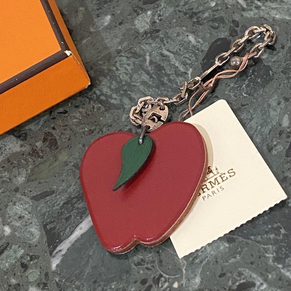 Hermes Etui Cles Fruit Pomme Box Apple Charm