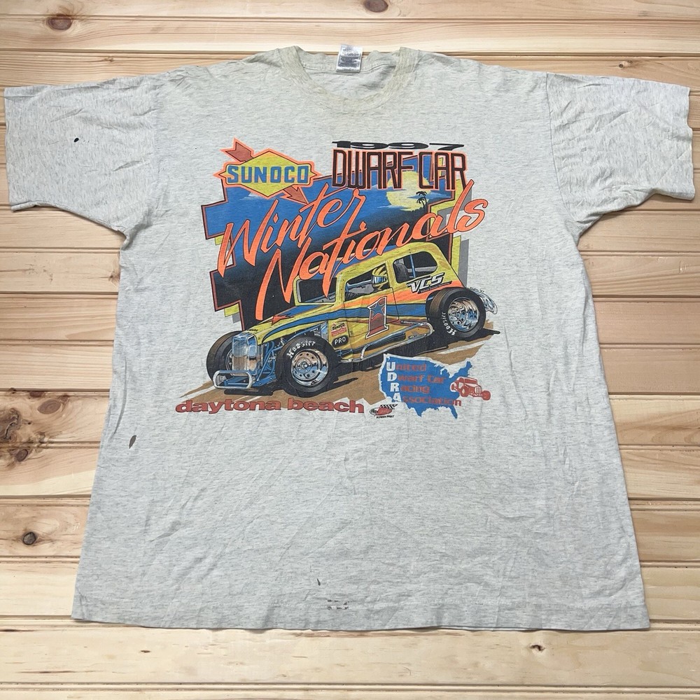 Vintage 1997 Daytona Winter Nationals Sunco Dwarf Car Racing Shirt Size 2XL
