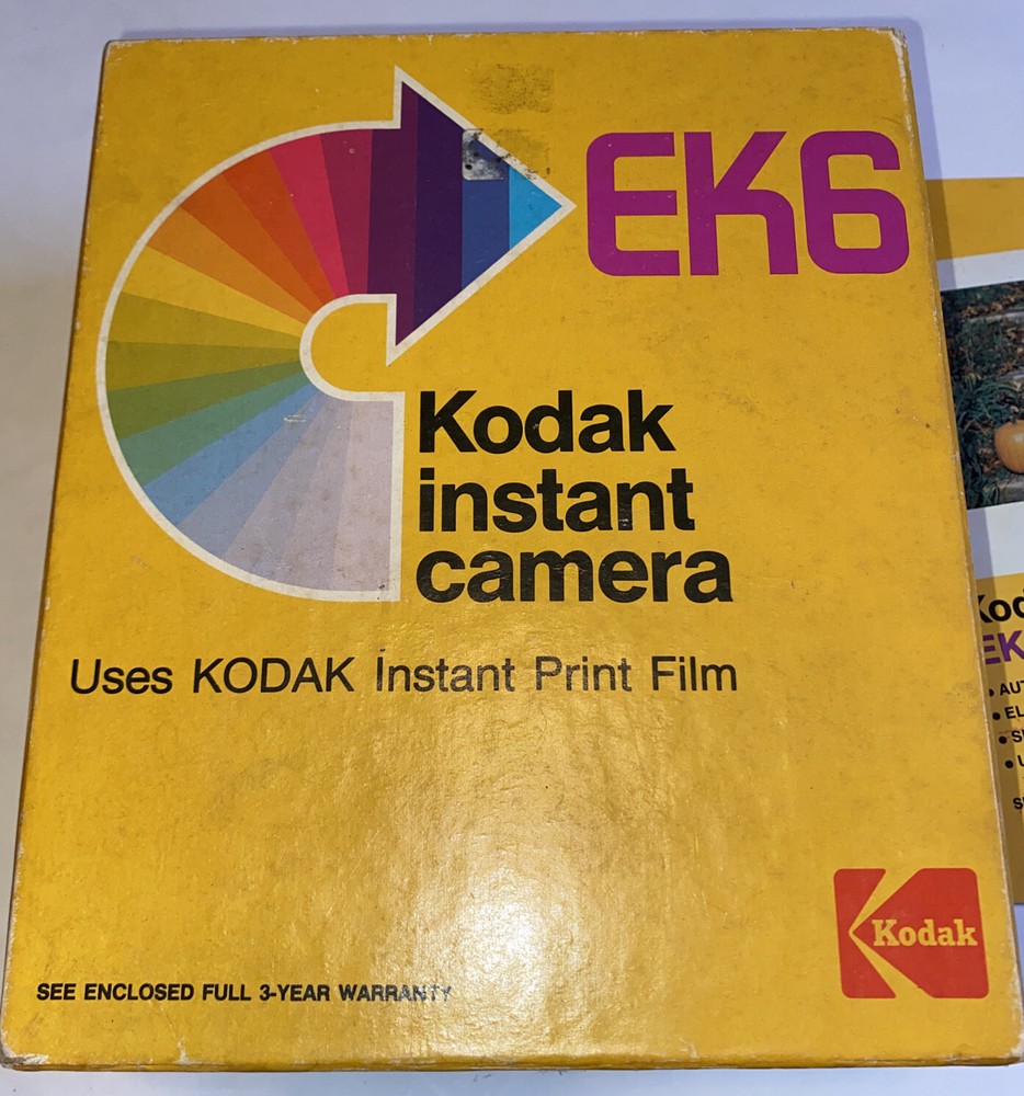 Kodak EK6 Vintage Manual Instant Camera for Retro Photography