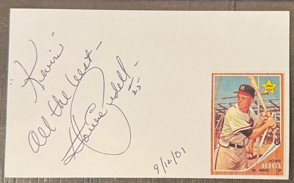 Howie Bedell Signed 3