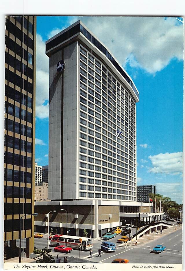 Postcard Skyline Hotel Ottawa Ontario Canada