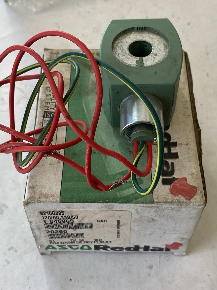 ASCO RedHat MP-C-080 Solenoid 238610-032-D Replacement Coil 120/60 110/50 AC
