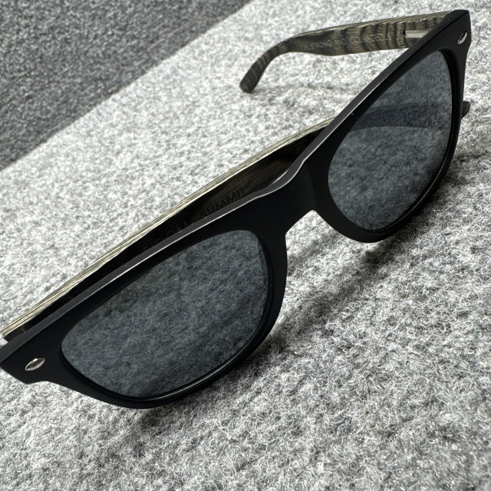 Kreedom Summit Wood Polycarbonate Sunglasses UV Protection Fashion Eyewear