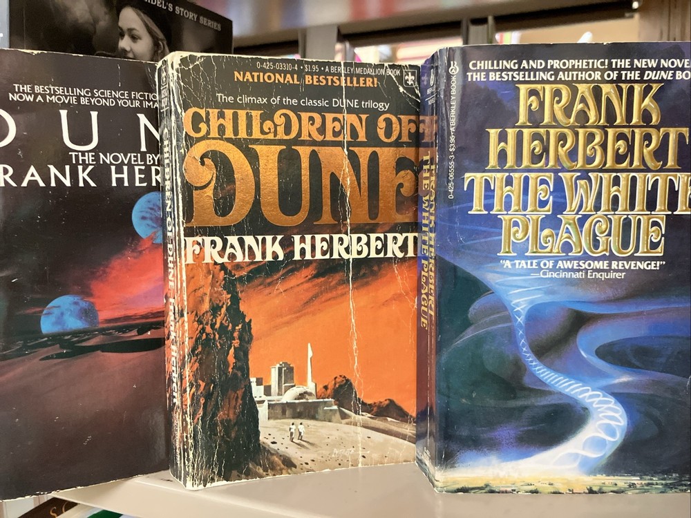 Dune + Children + White Plague Frank Herbert SciFi Vintage (Lot 3 MMPBs) Berkley