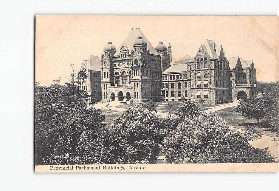 Postcard Provincial Parliament Buildings Toronto Ontario Canada