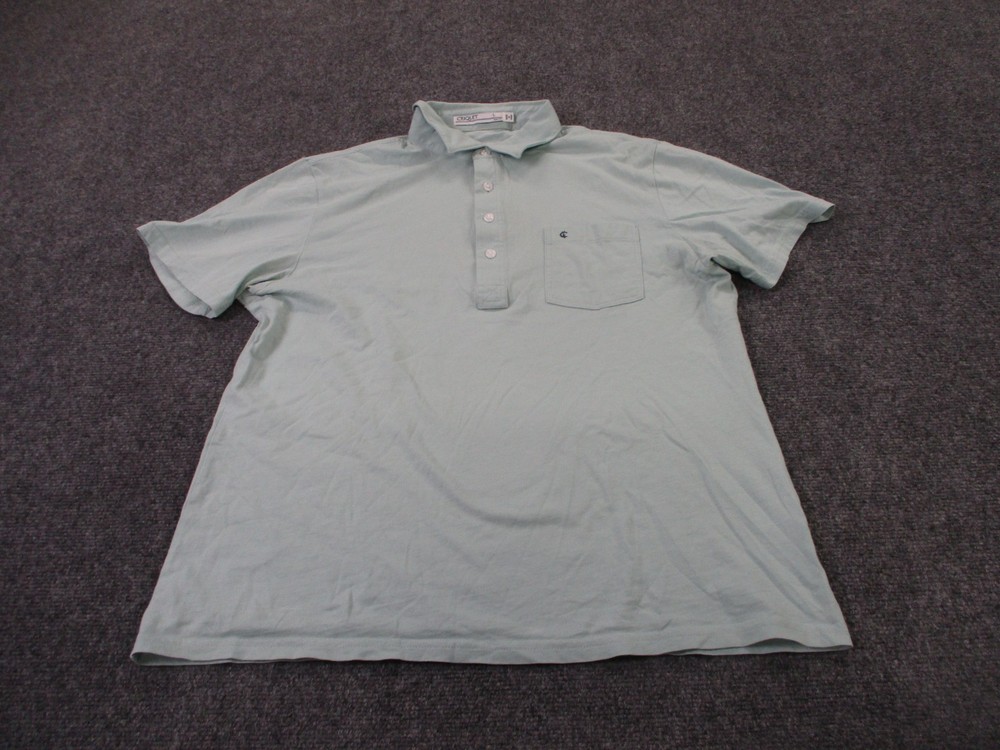 Criquet Shirt Mens L Blue Slim Stretch Golf Polo Active Sport Outdoors Preppy