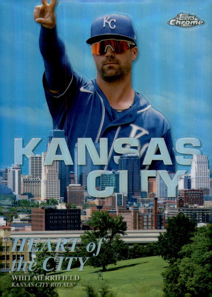 2022 Topps Chrome #HOC-10 Whit Merrifield Heart of the City