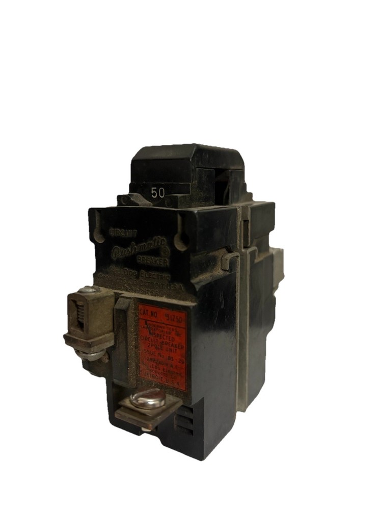 Pushmatic P250 2 Pole 50 Amp Circuit Breaker