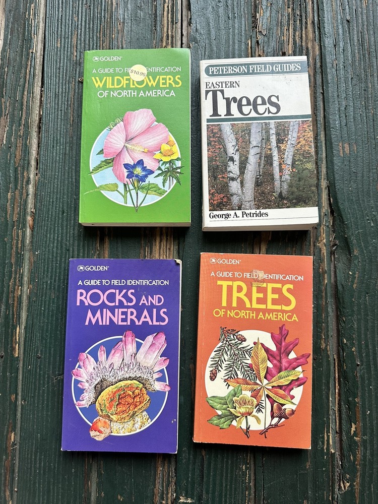Golden Field Guides & Pearsons Field Guide Books Lot Of 4 Vintage 1999