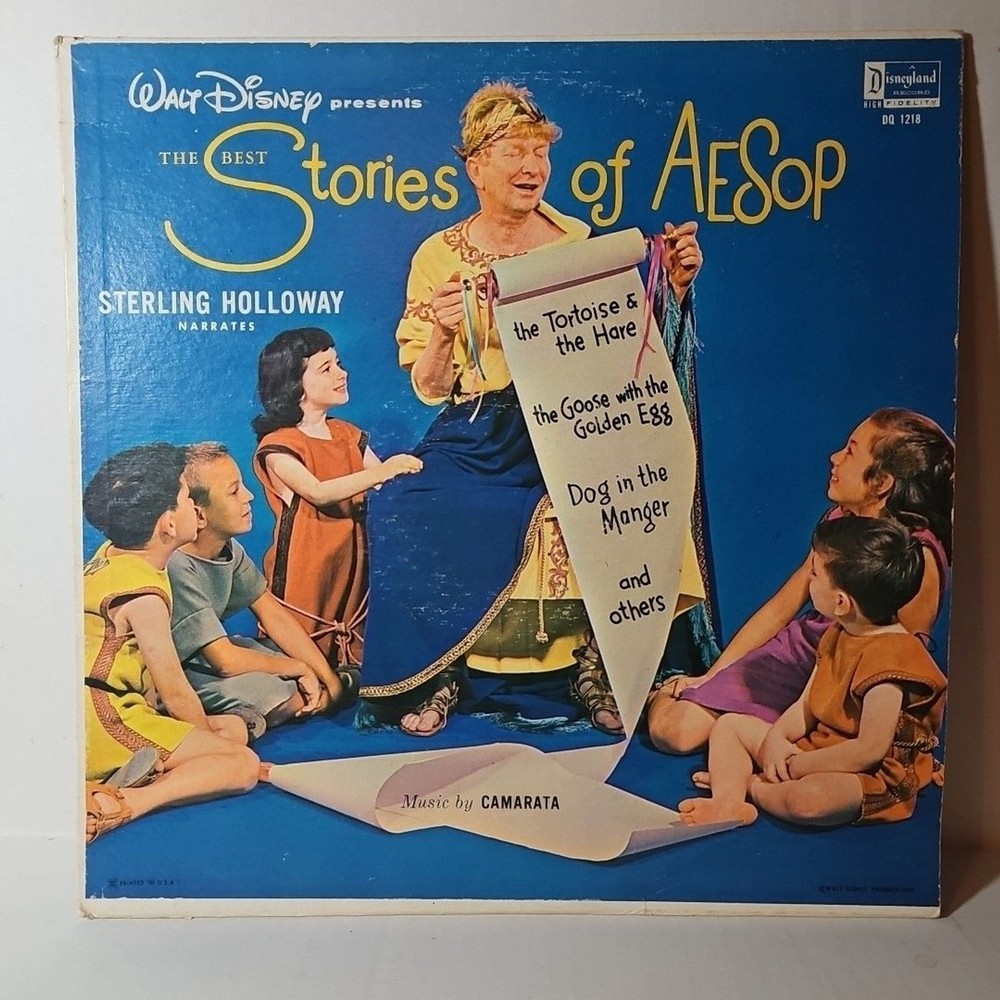 Walt Disney Presents The Best Stories Of Aesop 1963 Vinyl Record