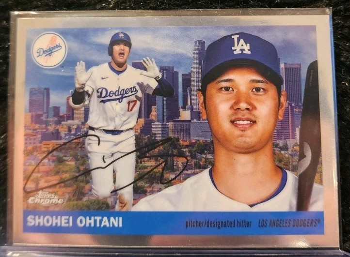 2025 Topps Chrome Platinum Anniversary - Shohei Ohtani - SP City Variation