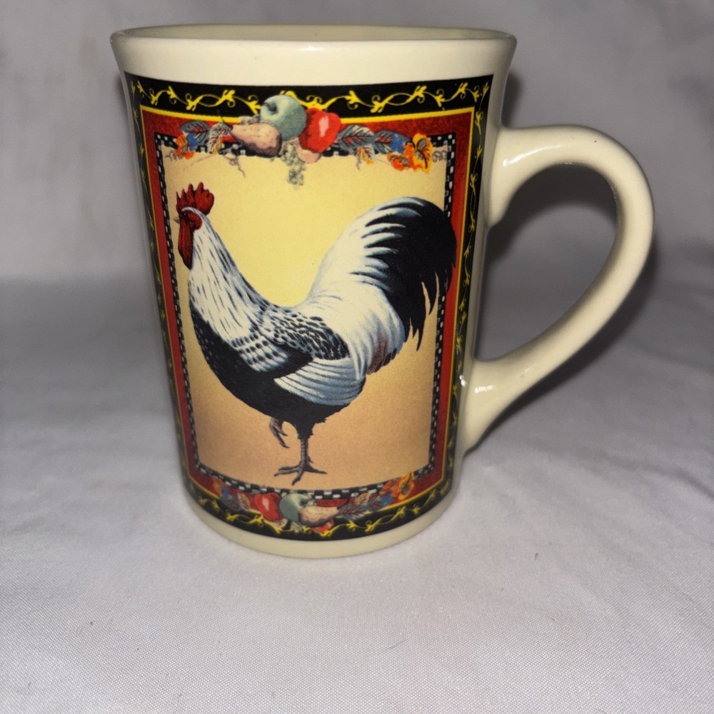 Bay Island Inc. Rooster Coffee/Tea Mug 8 Ounce Farmhouse Country Kitchen