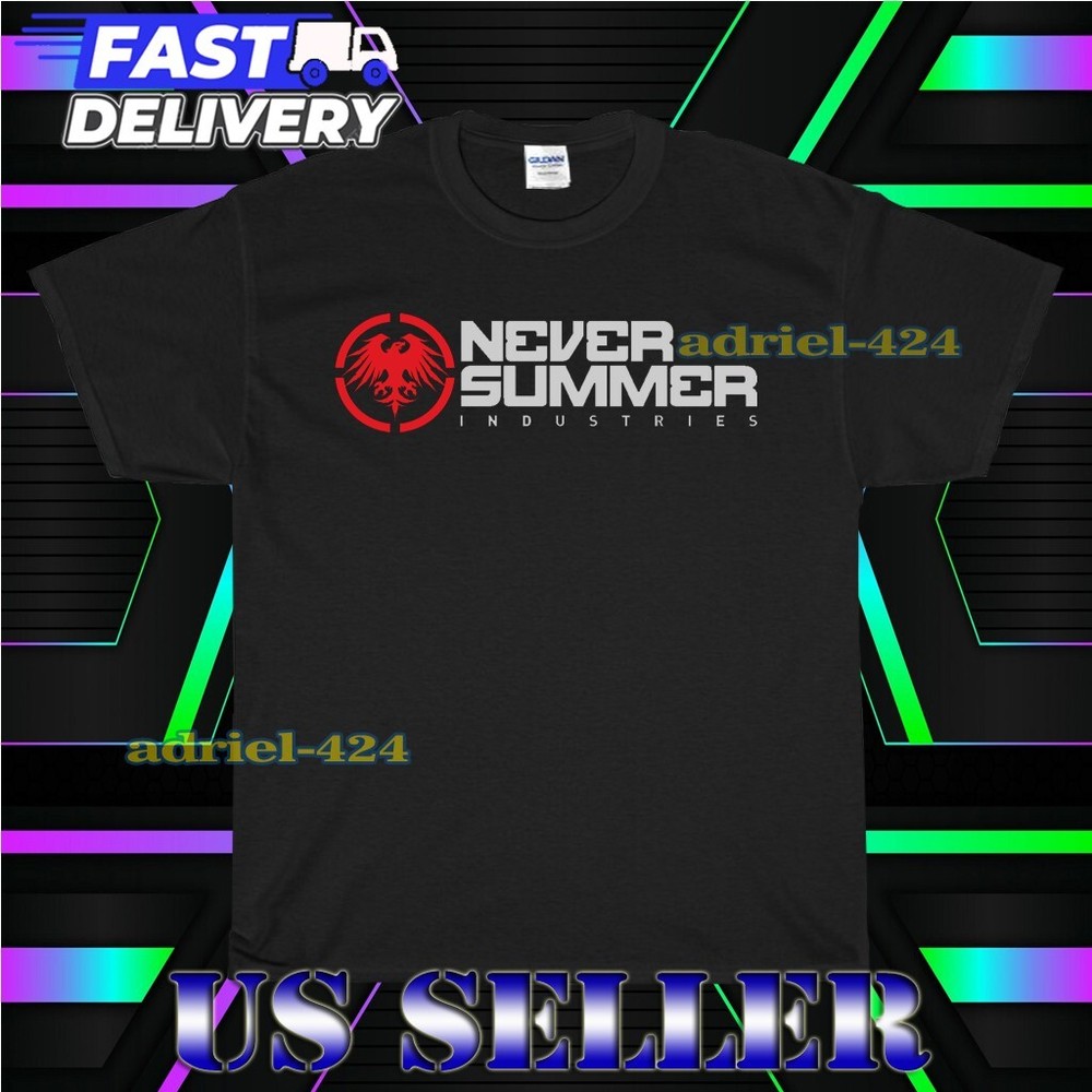 Never Summer Industries Logo T-Shirt - Funny Unisex Tee USA Sizes S-5XL