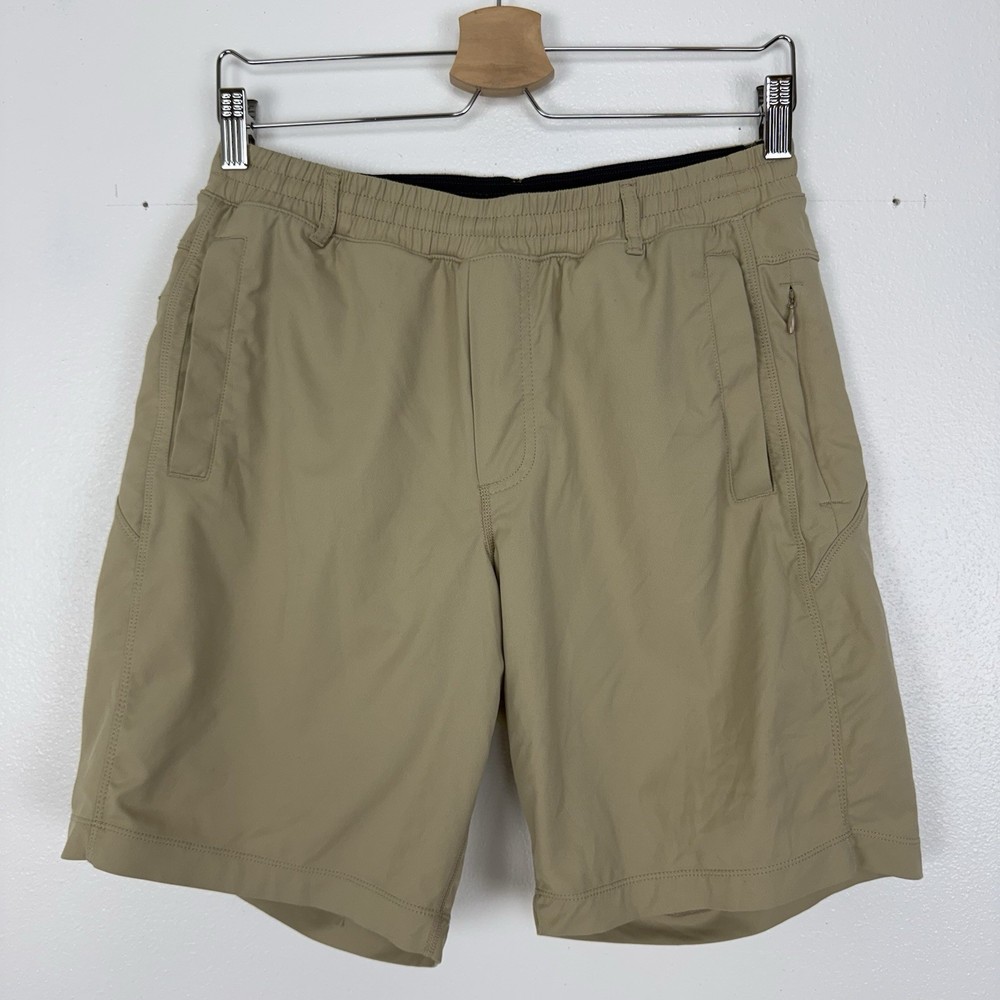 Birddogs Boom Boomstick Lined Shorts Men’s Medium Long 9” Athletic Casual Beige
