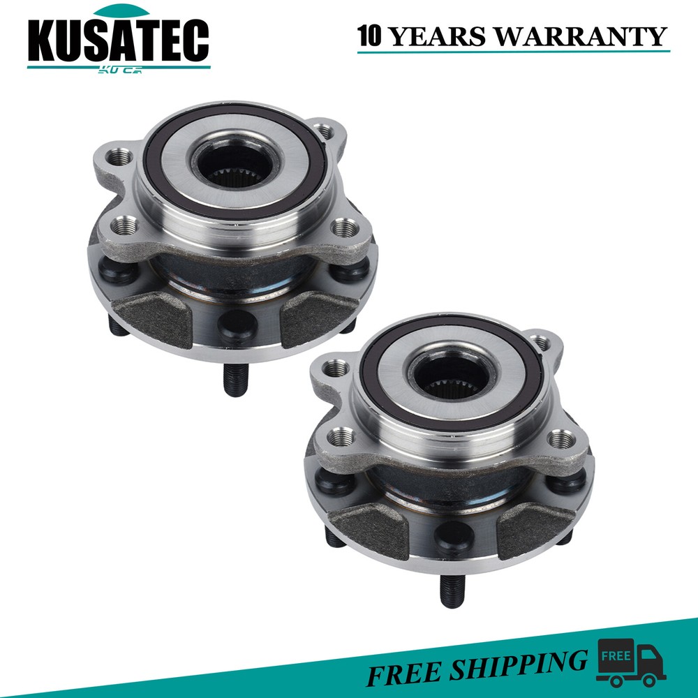 Front Wheel Hub Bearing Assembly Pair for 2004-2007 Chevy Malibu Pontiac G6