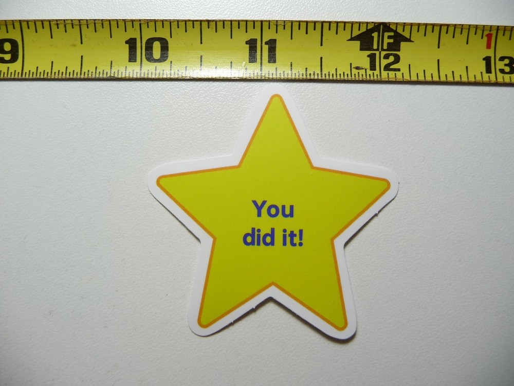Sarcastic You Did It Star Congrats Funny Attitude Sticker Decal