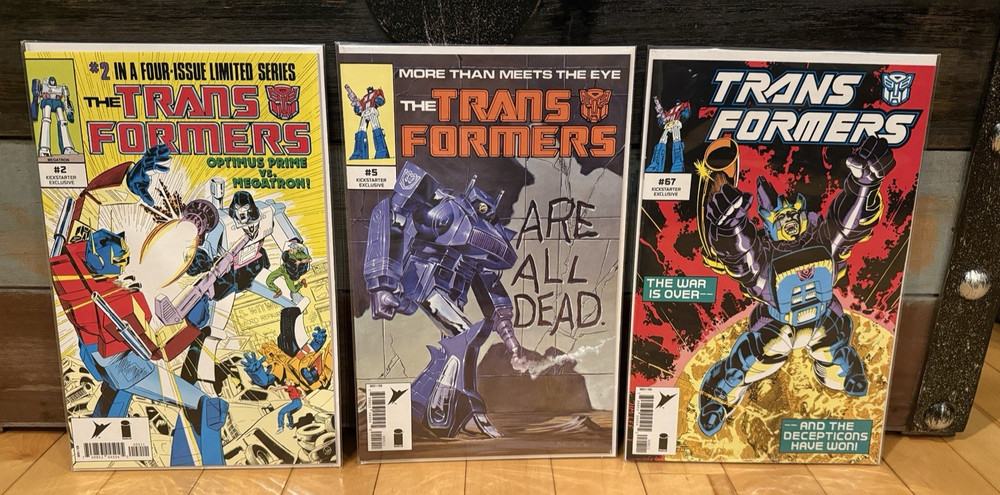 Transformers Compendium Kickstarter Exclusive Marvel Comic Reprint 2 5 67 Set