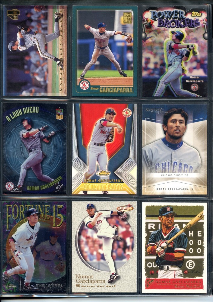 Nomar Garciaparra Lot of 27 Mainly NM to NM/MT  Boston Red Sox