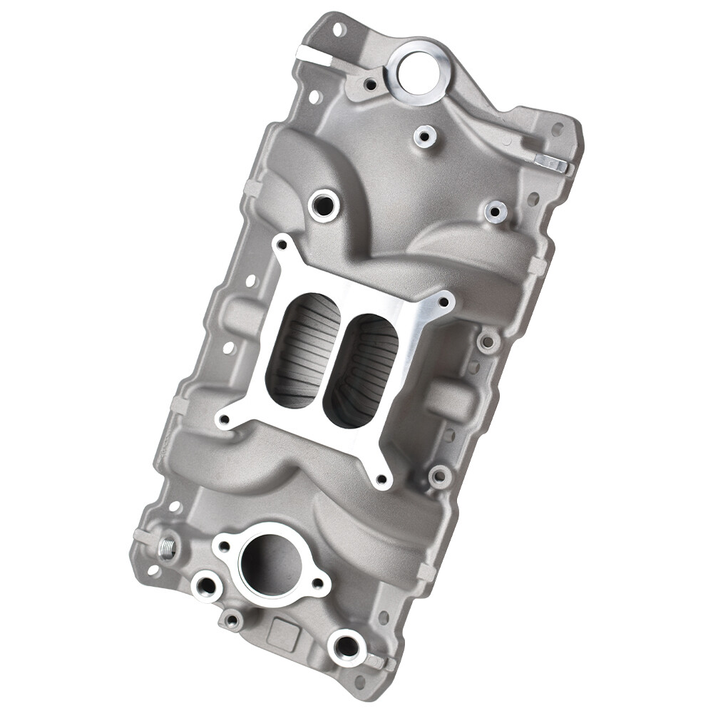 High-Performance Dual Plane Intake Manifold for 1955-1986 Chevy 262-400 Small Block V8