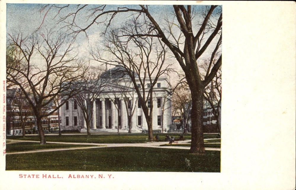 State Hall Albany New York NY UDB c1905 vintage postcard sku463