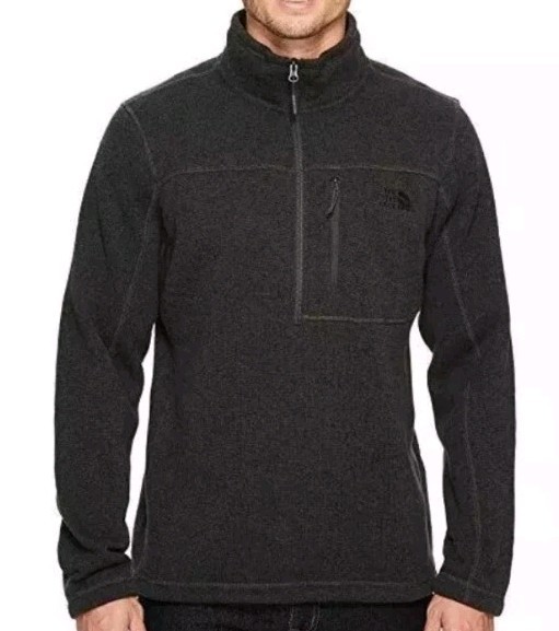 North Face Mens Gordon Lyons 1/4 Zip Fleece Pullover Sweater Size S/P Excellent Condition