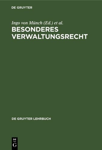 Besonderes Verwaltungsrecht (Hardback)