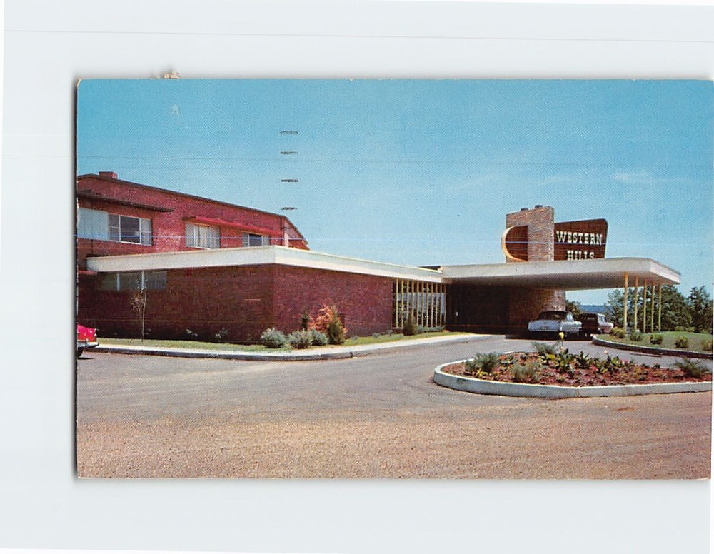 Postcard Western Hills Lodge Sequoyah State Park Oklahoma USA