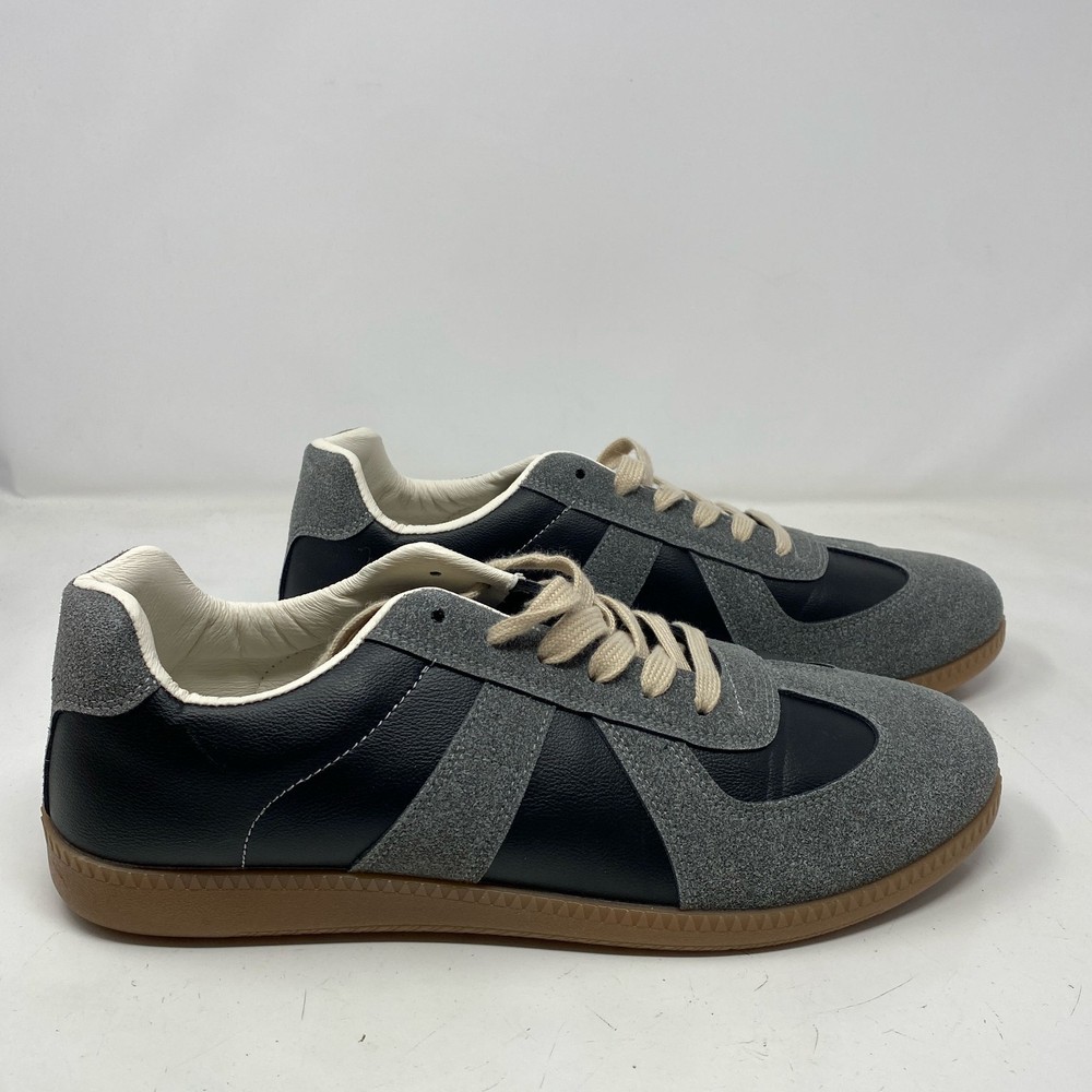 Evellyhootd German Army Trainer Sneakers Black/Grey Men’s 16