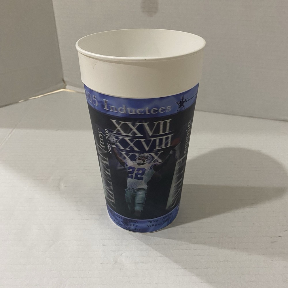 Dallas Cowboys Ring of Honor 2005 Inductees- Aikman, Smith, Irvin Lenticular Cup
