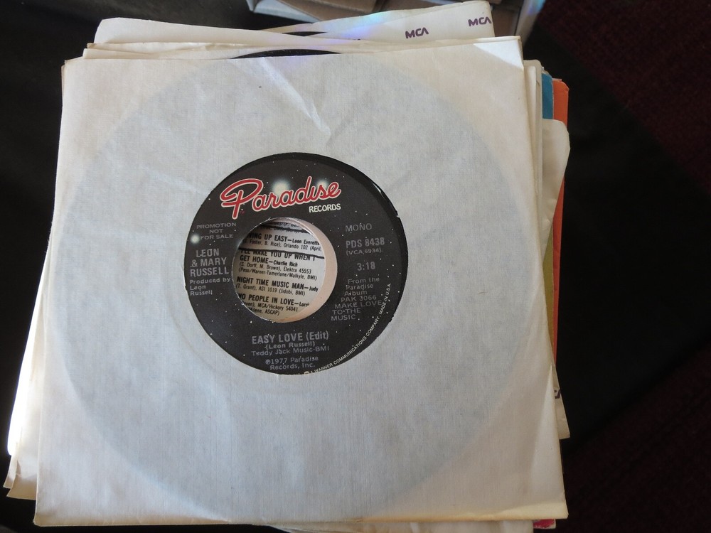 LEON & MARY RUSSELL - Easy Love PROMO Unplayed Old Stock