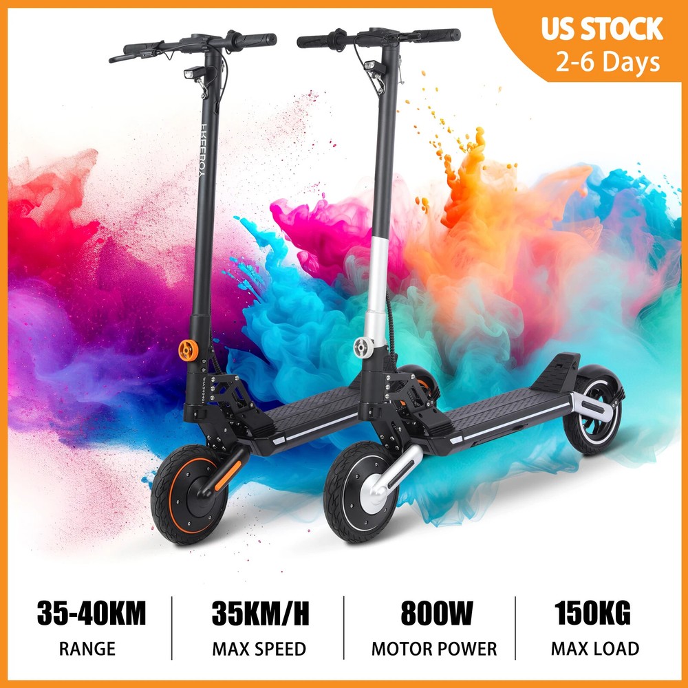 Foldable Electric Scooter ,48V 800W Motor ,Range 25 Miles,20 Mph, Load 330lbs