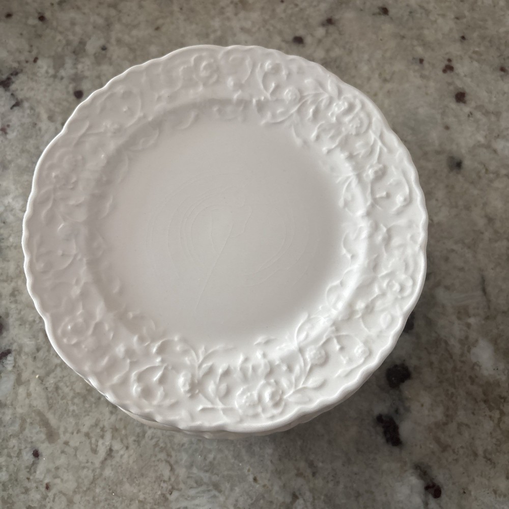 Pope Gosser (Rose Point) 7 1/4”SALAD PLATES set of  6