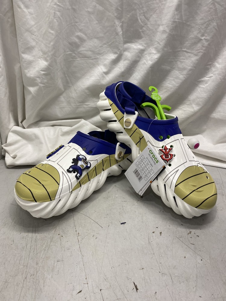 Crocs Dragon Ball Z Echo Vegeta White/Blue Clogs US M13