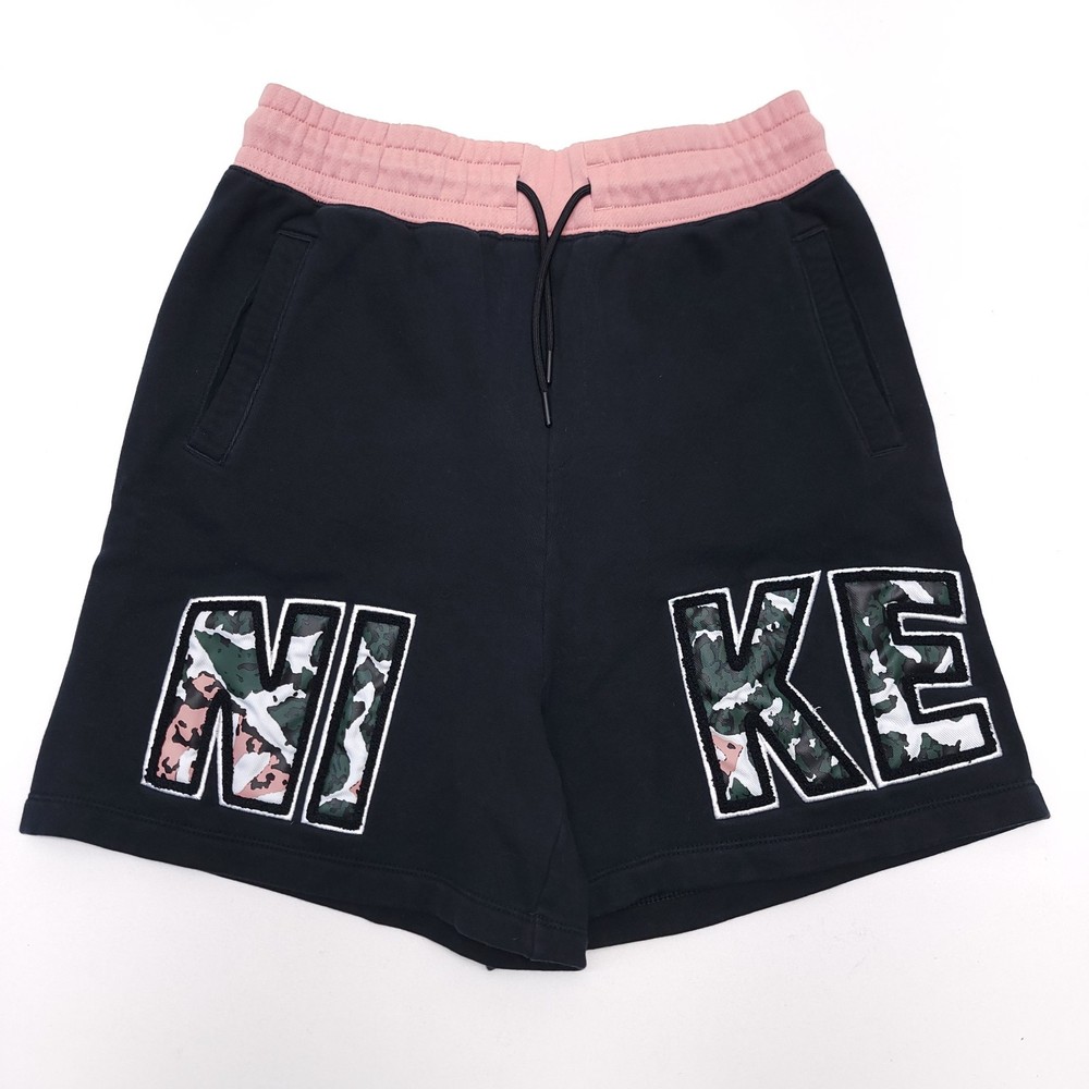 Nike Shorts Womens Small Black Pink Camo Tech Sportswear Gym