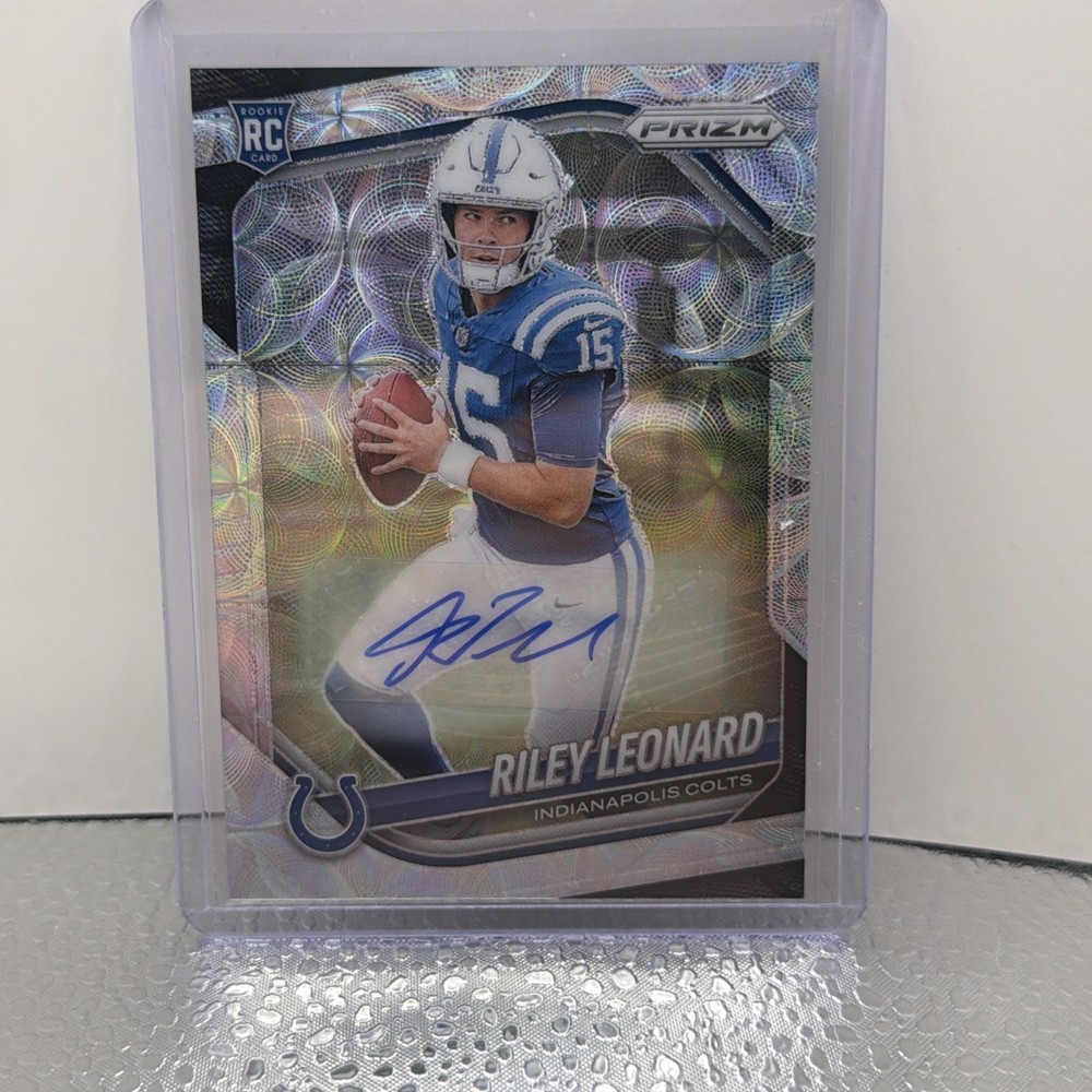2025 Prizm Choice Riley Leonard Auto. Amazing Shape Ships Fast /100