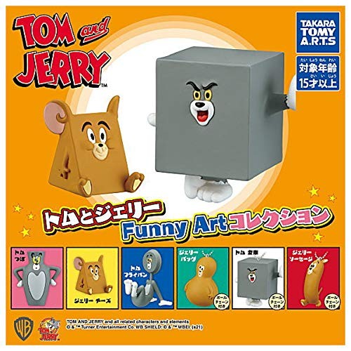 capsule toys Tom and Jerry Funny Art Collection [6 types set (fu... book form JP
