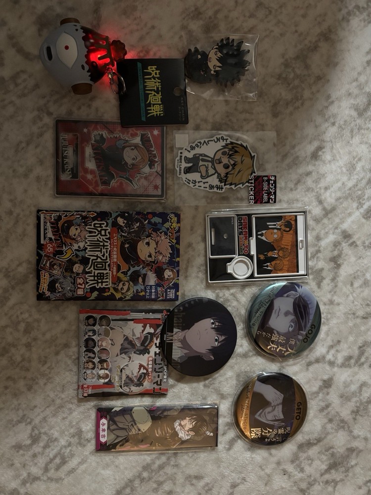 Official Jujutsu Kaisen, Chainsawman, Sakamoto Days Merch From Japan