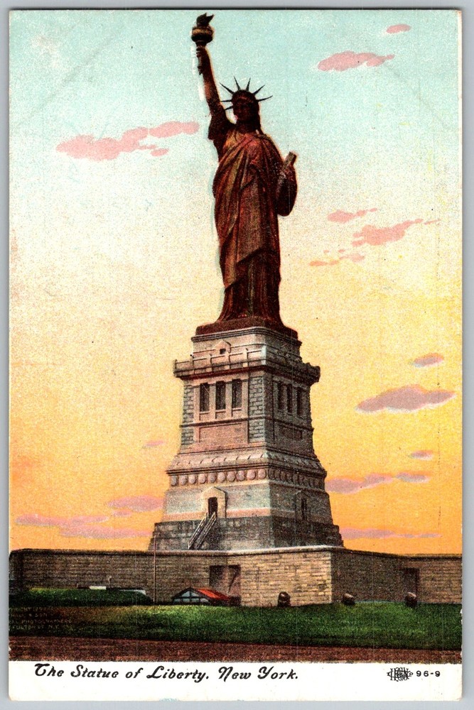 Antique Postcard Statue Of Liberty Torch New York, NY 1910s