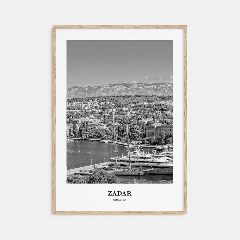 Zadar Wall Art Zadar Wall Decor Zadar Poster Zadar Home Decor Zadar Travel Gift