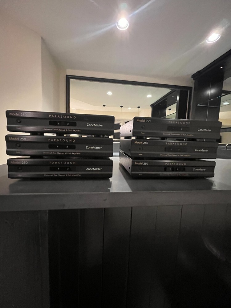 Parasond Zonemaster Model 250 -- Universal 2 Channel & Sub Amp -- Home Theater