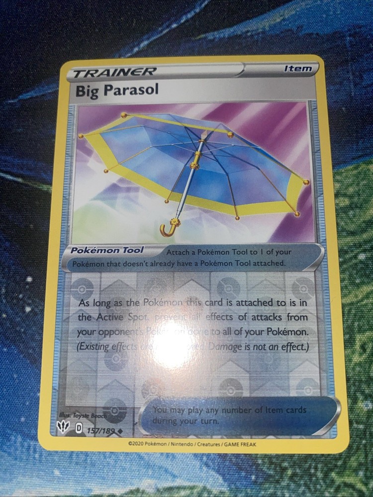 Big Parasol 157/189 SwSh03 Darkness Ablaze Reverse Holo Pokemon Card