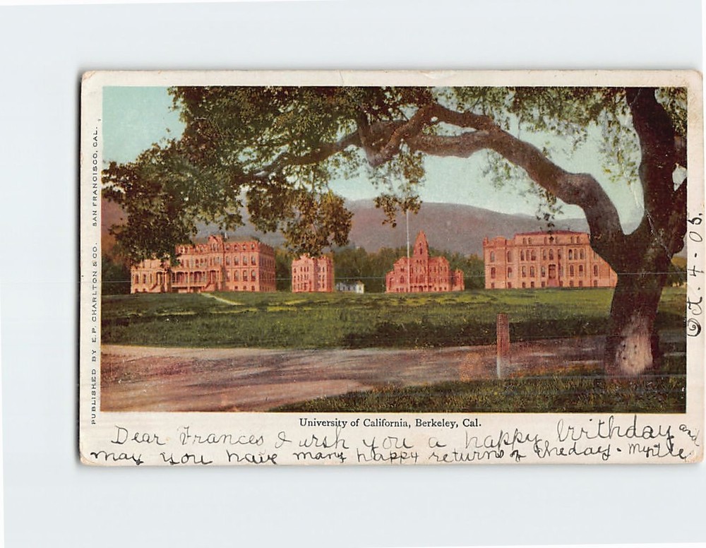 Postcard University of California Berkeley California USA