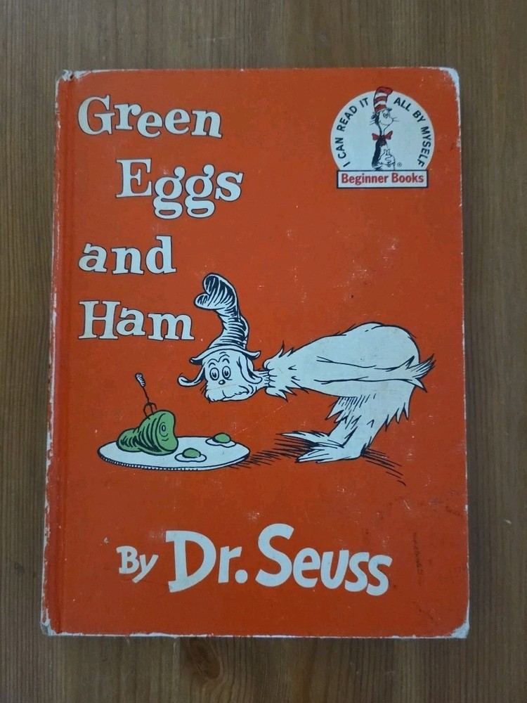 Green Eggs and Ham by Dr Seuss (1960, Hardcover, Random House Beginner Books)