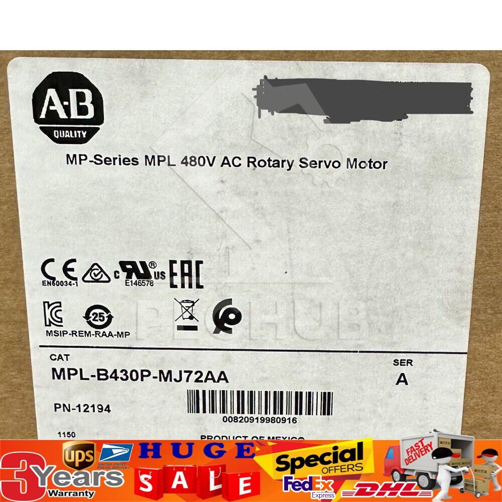 NEW SEALED Allen-Bradley MPL-B430P-MJ72AA 480V AC Rotary Servo Motor USA