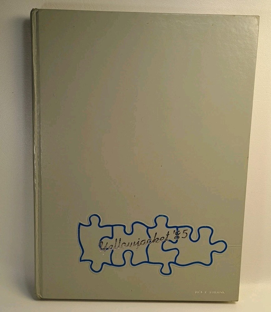 1985 Center High School Yellowjacket Yearbook Kansas City - Lots Of Inscriptions