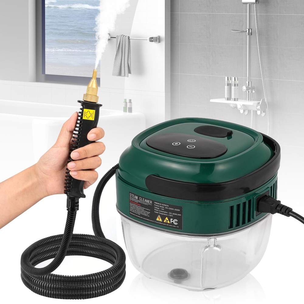 2500W Portable Handheld Steam Cleaner with 1.5L Tank