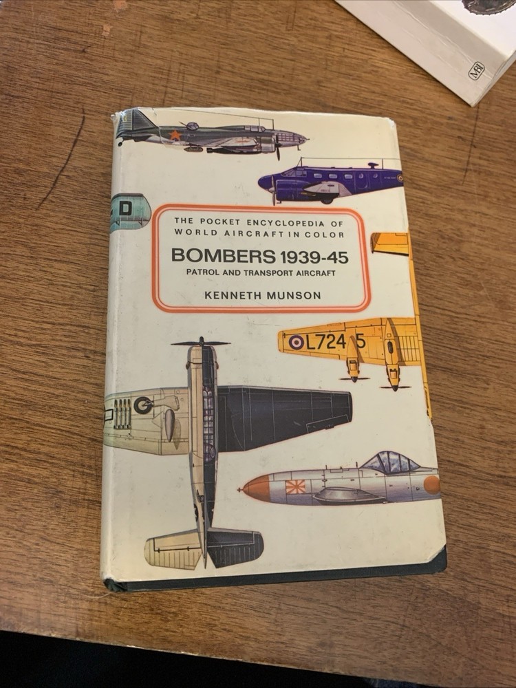Bombers 1939-45 Patrol and Transport Aircraft by Kenneth Munson, HC, 1969