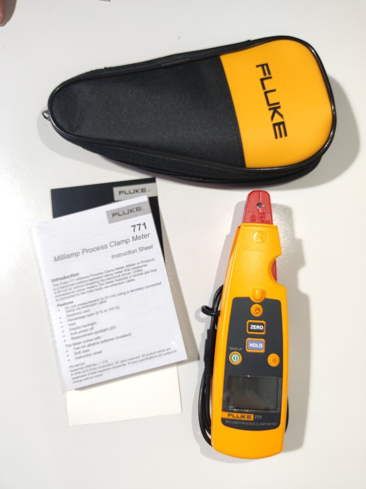 Fluke 771 Milliamp Process Clamp Meter DMM Test AC MA Tester